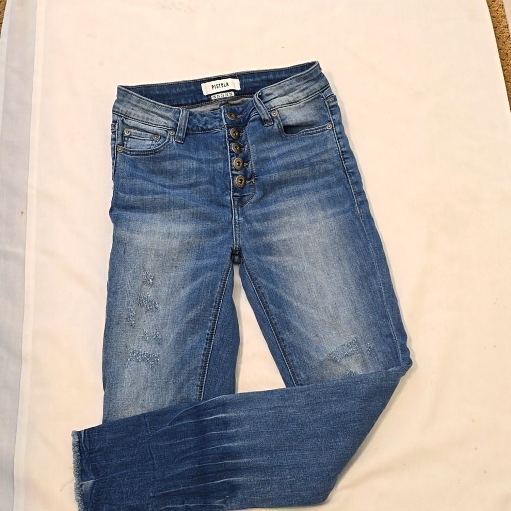 PISTOLA Aline High Rise Skinny Jeans 26